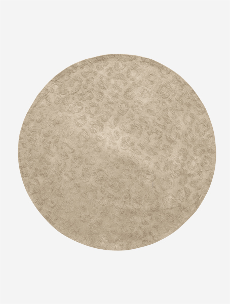 Woood Cato okrúhly koberec so vzorom