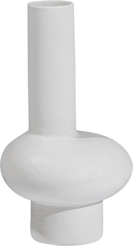 BePureHome Tank porcelánová váza - Biela