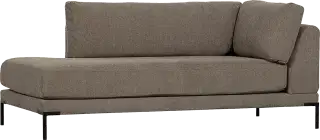 Vtwonen Couple modulárna sedačka - Sivohnedá, Ľavá leňoška