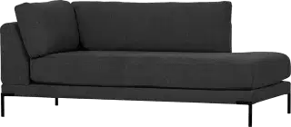 Vtwonen Couple modulárna sedačka - Tmavosivá, Pravá leňoška