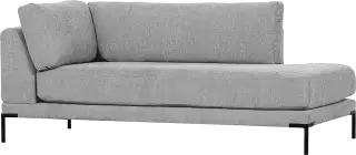 Vtwonen Couple modulárna sedačka - Sivá, Pravá leňoška