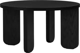 Noo.ma Kuvu konferenčný stolík - 55 cm, Čierna