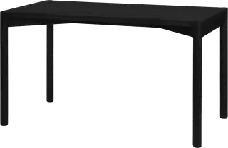 Noo.ma Yami jedálenský stôl - Čierna, 130 cm