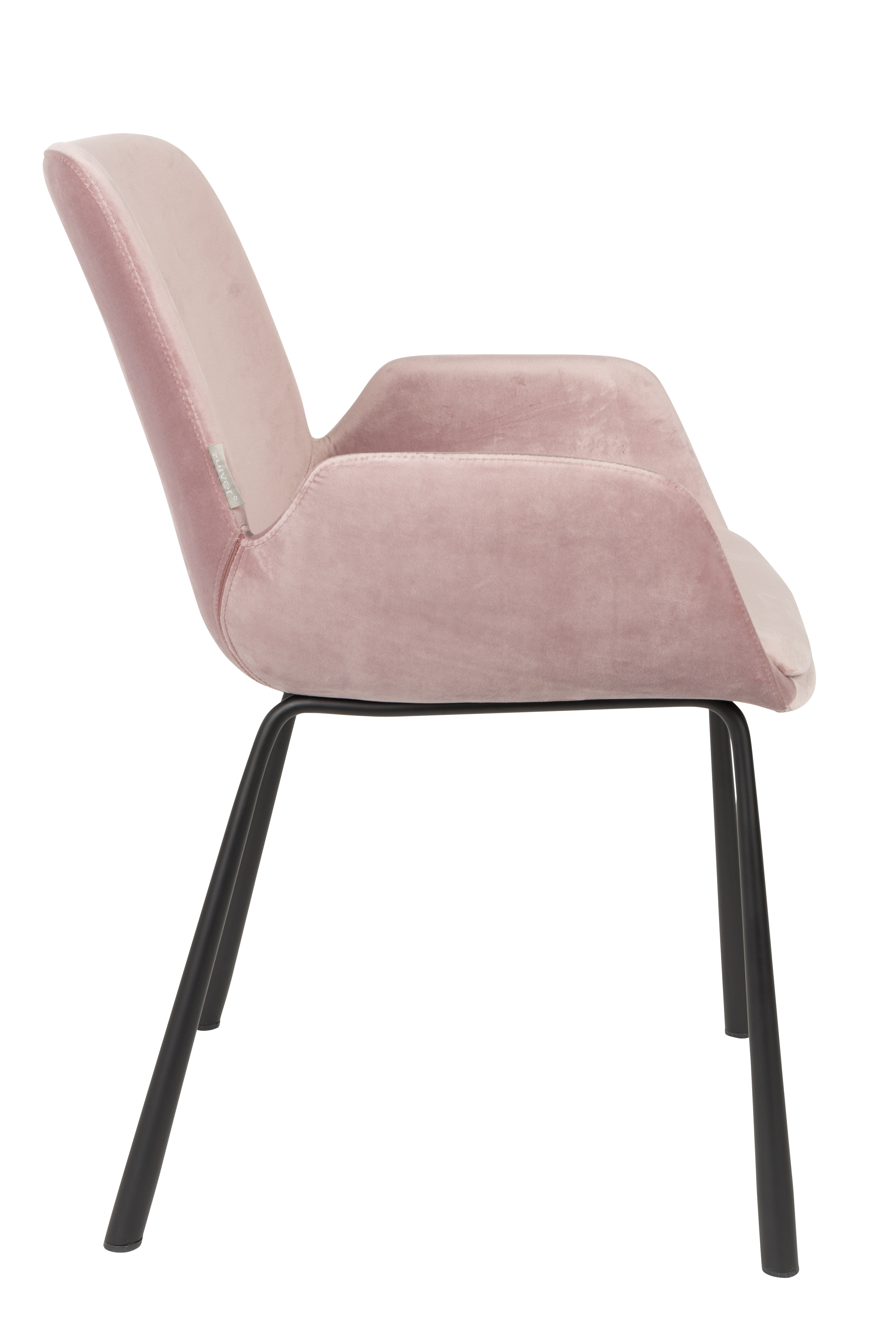 Zuiver Brit čalúnená stolička - Ružová - Výpredaj 3