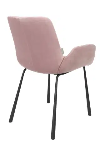 Zuiver Brit čalúnená stolička - Ružová - Výpredaj 4