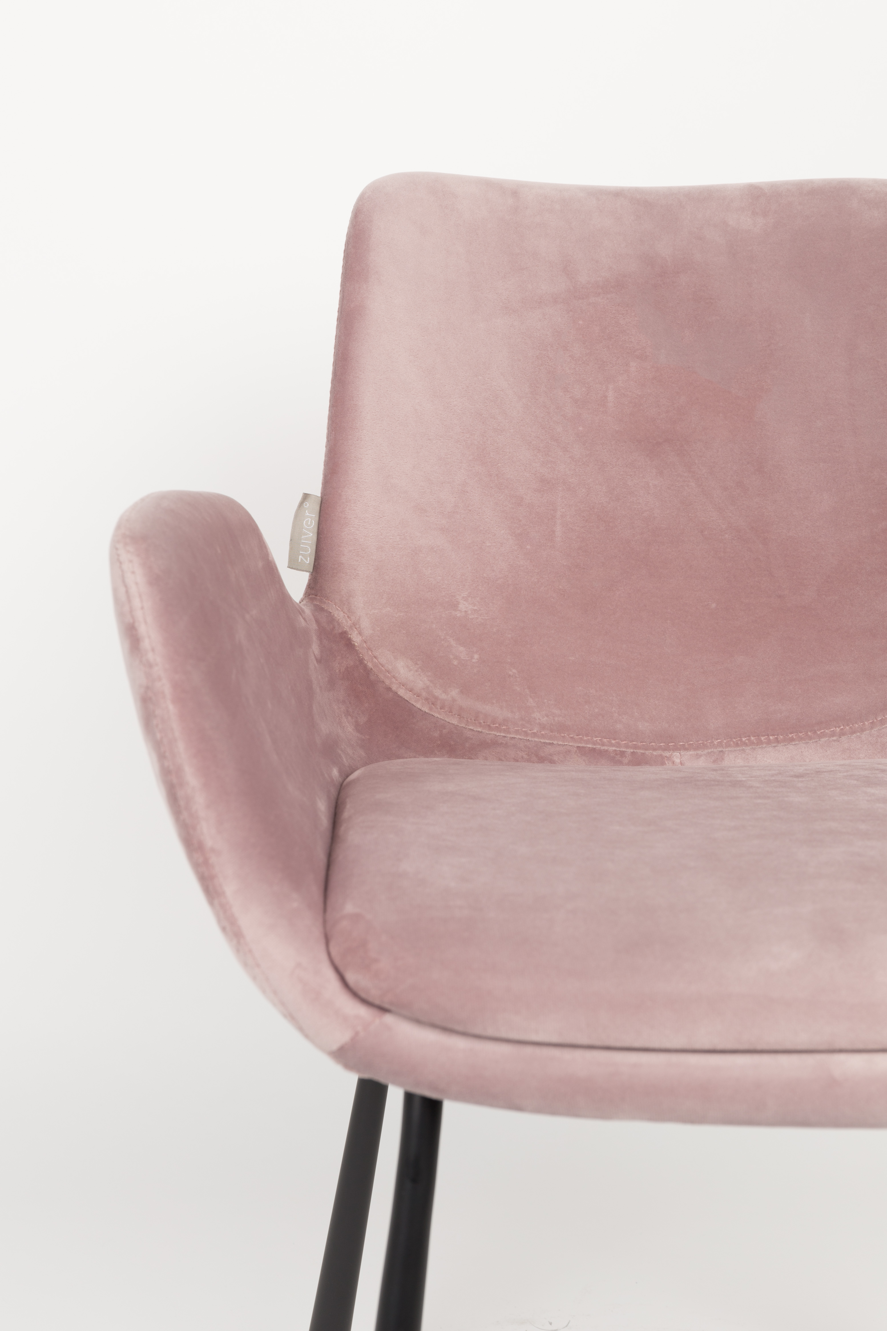 Zuiver Brit čalúnená stolička - Ružová - Výpredaj 6