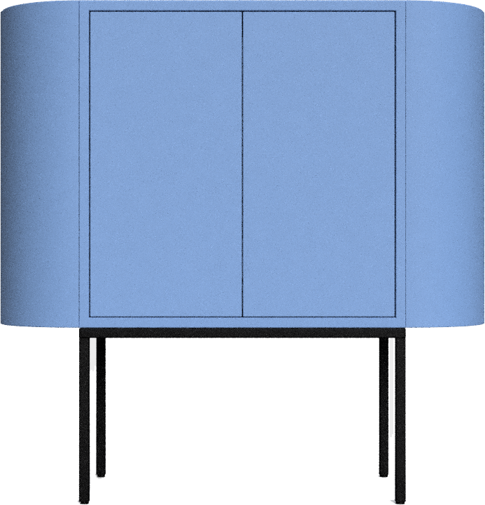 Desiva Siena dizajnová skrinka - Modrá