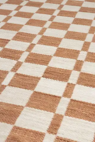 Zuiver Checker koberec s geometrickym vzorom 3
