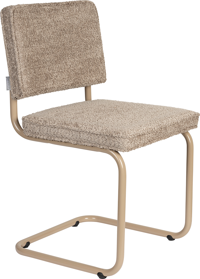 Zuiver Ridge soft čalúnená stolička - béžová
