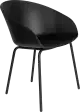 Zuiver Void dizajnová stolička - Čierna kov