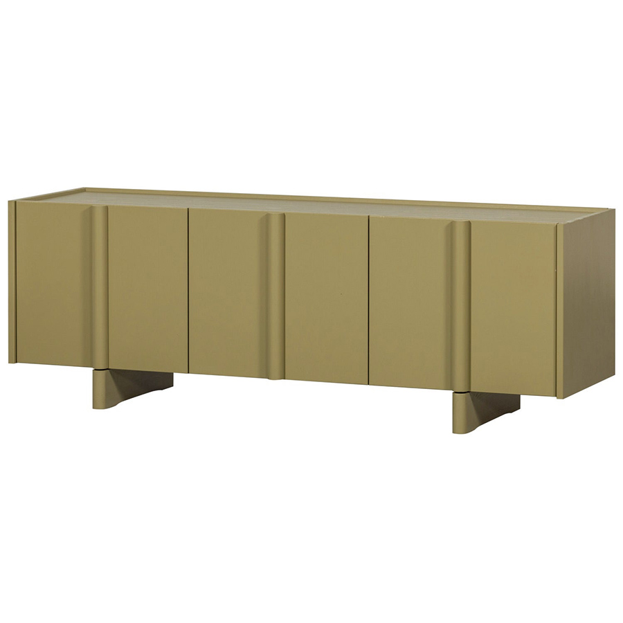 Woood Basu komoda pod TV - Olivová, 152 cm