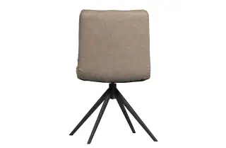 Woood Vinny otočná kožená stolička 4