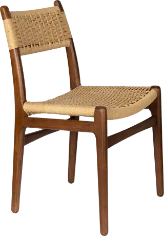 Dutchbone Cecile jedálenská stolička s výpletom