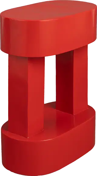Dutchbone Magenta odkladací stolík - Červená