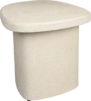 Dutchbone Veda stolíky z recyklovaného mramoru - Odkladací, Vysoký