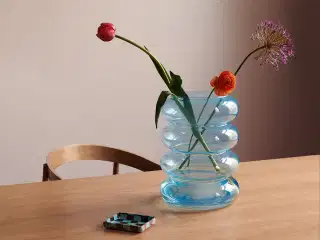 FÉST Amsterdam Bubble sklenená váza - 24 cm 7