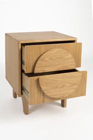 Zuiver Groove drevený nočný stolík 4