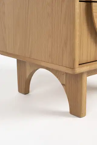 Zuiver Groove drevený nočný stolík 8