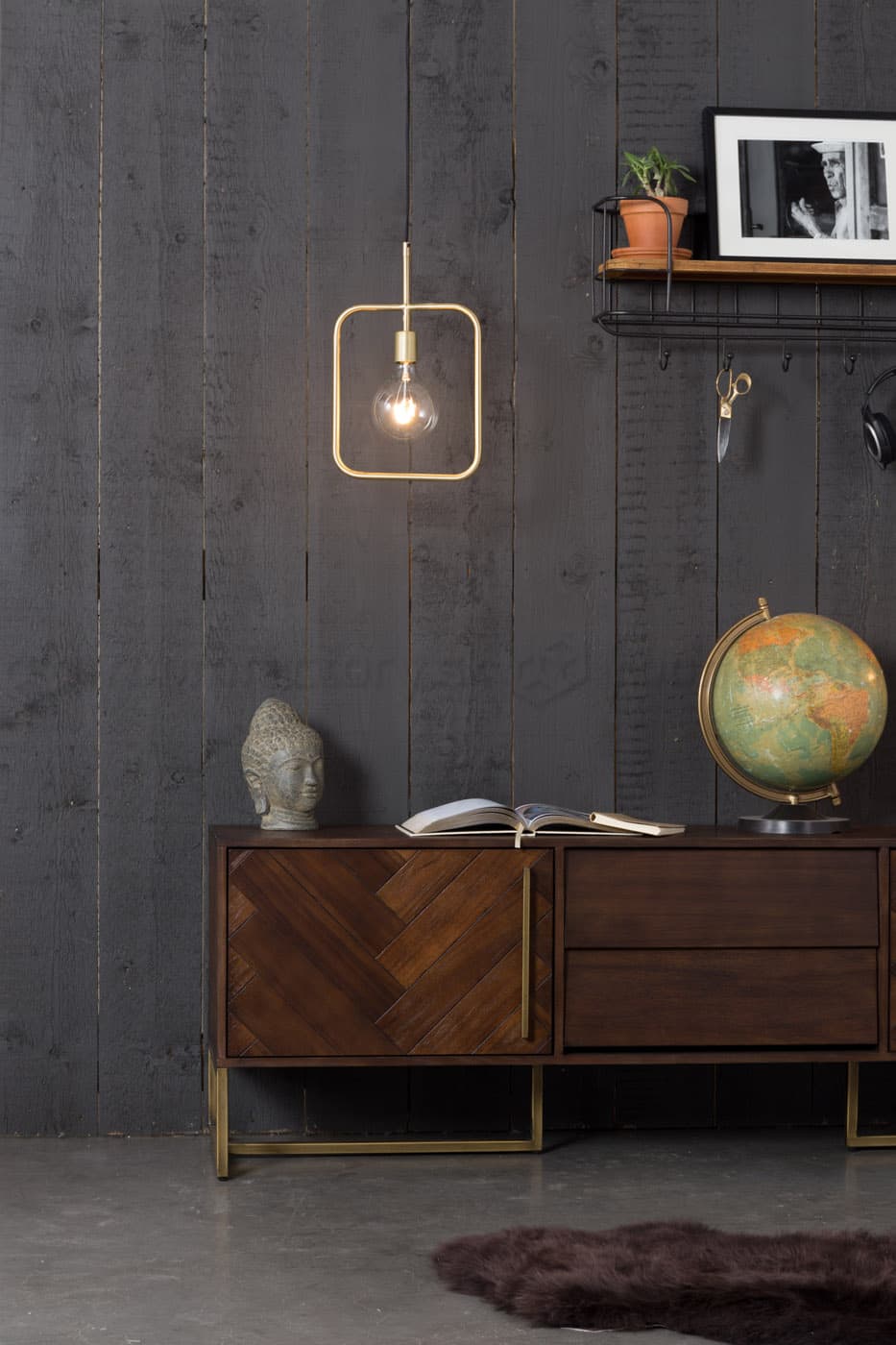 Dutchbone Cubo závesná lampa 1