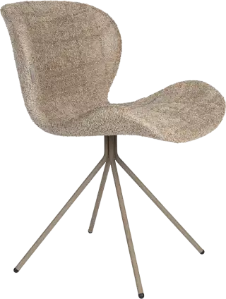Zuiver OMG soft dizajnová stolička - Hnedá