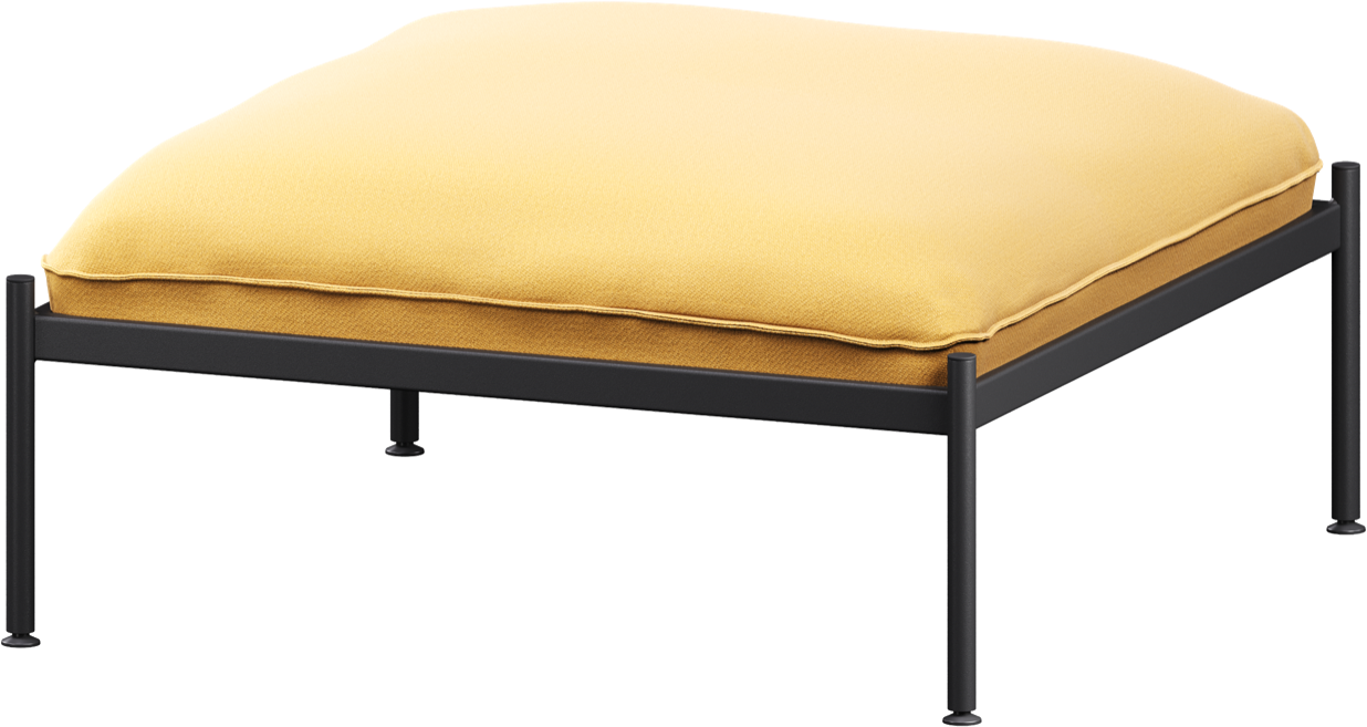 Noo.ma Toom dizajnová modulárna sedačka - Ottoman, Žltá