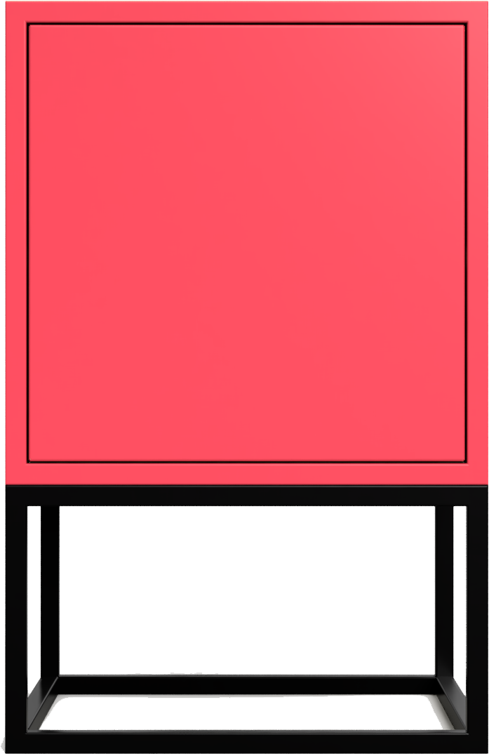 Desiva Enkiant 01 dizajnový nočný stolík - Červená