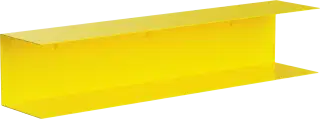 Desiva Longa 02 kovová nástenná polica - Žltá