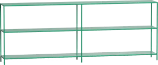 Desiva Sencjo 03 kovový dizajnový regál - Zelená