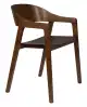 Dutchbone Westlake drevená stolička - Hnedá
