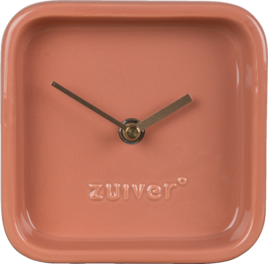 Zuiver Cute Clock stolné hodiny - Ružová