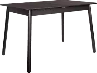 Zuiver Glimps rozkladací jedálenský stôl - Čierna, 120/162 x 80 cm