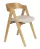 Zuiver Pole drevená stolička - Svetlé drevo