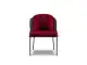Micadoni Limmen moderná stolička - čierno-červená