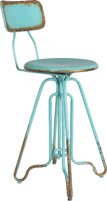 Dutchbone Ovid pultová stolička - Modrá