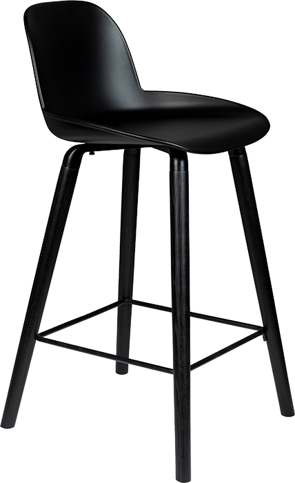 Zuiver Albert barová a pultová stolička - Čierna, Pultová