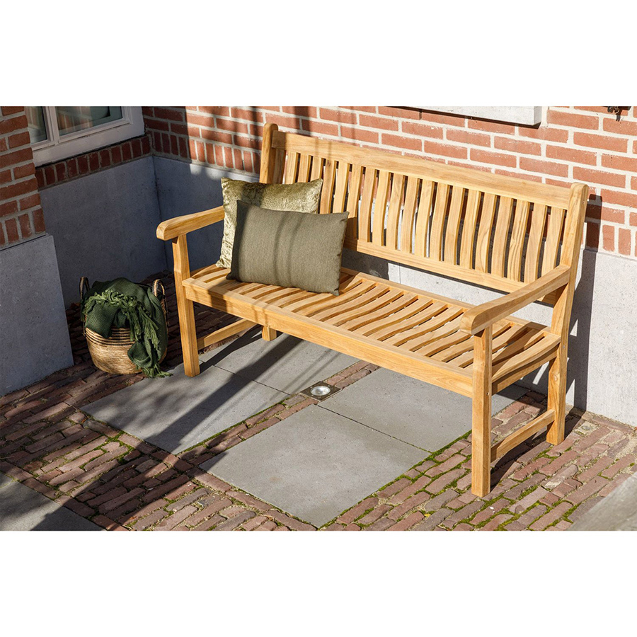 Exotan Comfort zahradna lavicka s opierkou