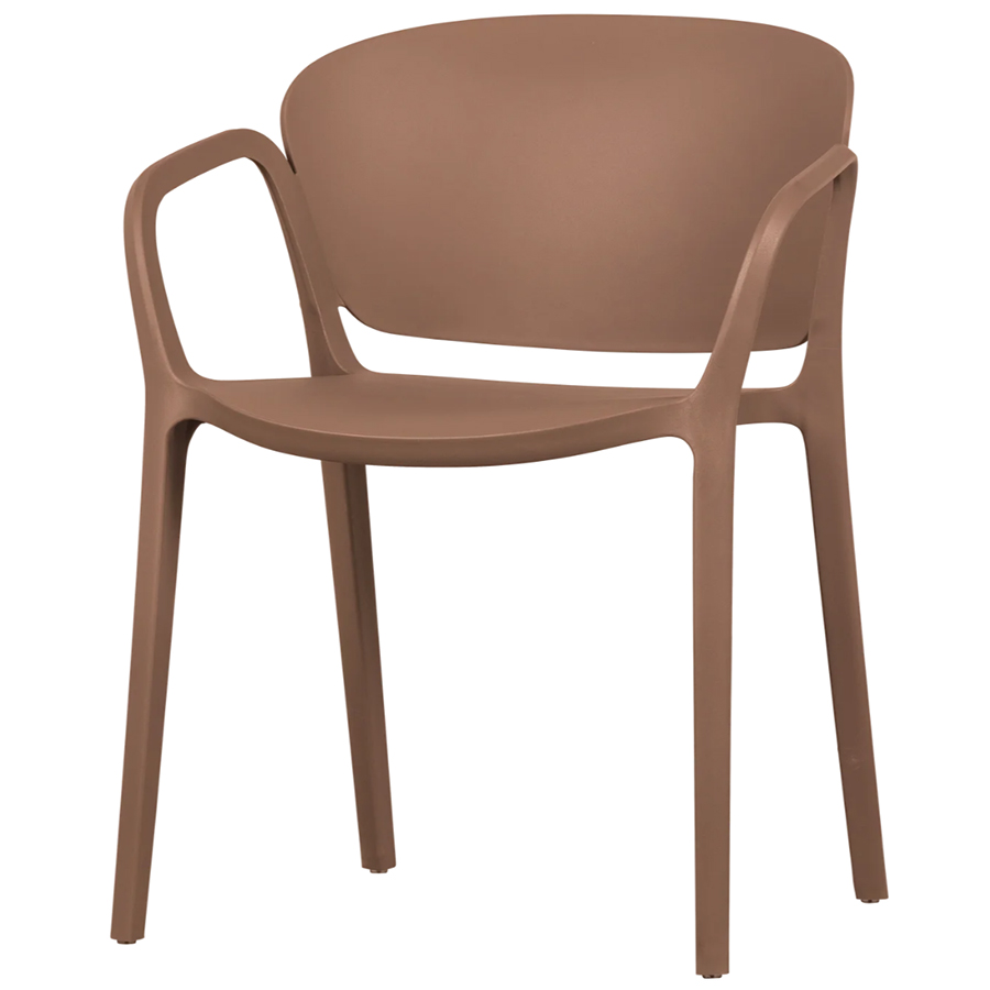 Woood Bent záhradná stolička - Ružová