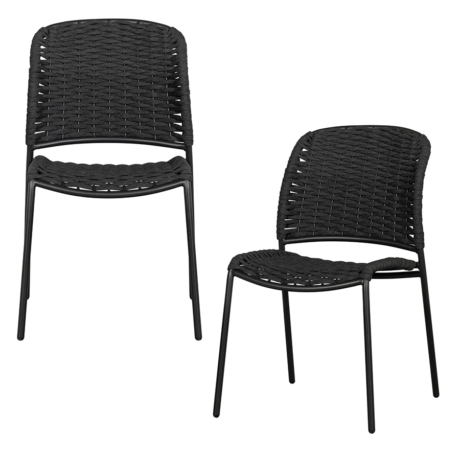 Woood Taku Set V2 záhradná stolička - Čierna