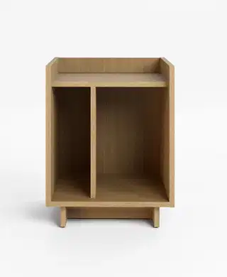 Mohha Cez odkladací stolík - Prírodná, Dub