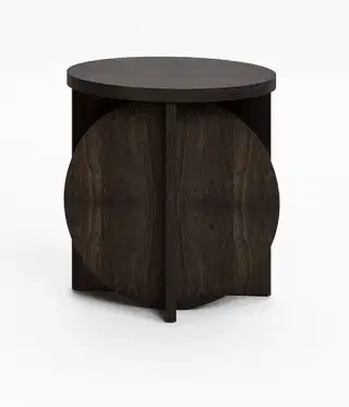Mohha Defi okrúhly stolík - Antracitová