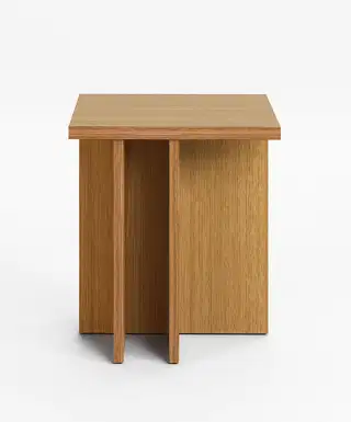 Mohha Defi hranatý stolík - Prírodná, Dub čistý