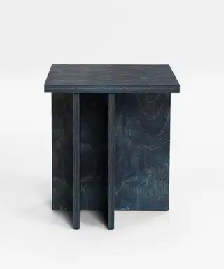 Mohha Defi hranatý stolík - Modrá