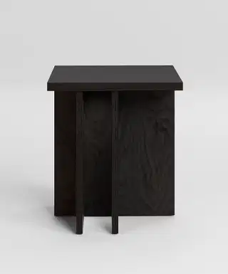 Mohha Defi hranatý stolík - Čierna