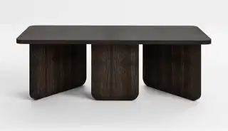 Mohha Oval konferenčný stolík - Antracitová