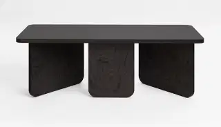 Mohha Oval konferenčný stolík - Čierna