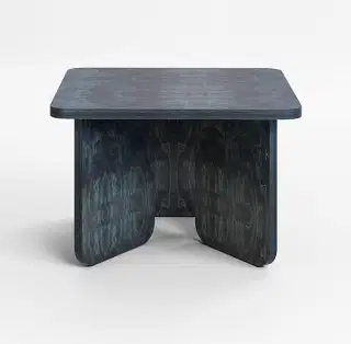 Mohha Oval odkladací stolík - Modrá