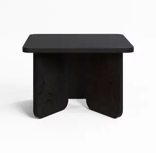 Mohha Oval odkladací stolík - Čierna