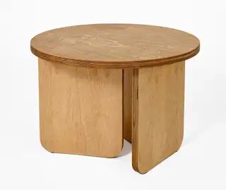 Mohha Oval okrúhly stolík - Hnedá