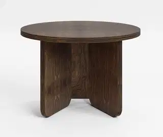 Mohha Oval okrúhly stolík - Tmavohnedá