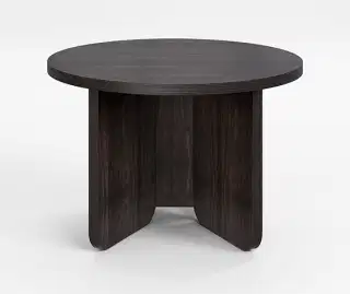 Mohha Oval okrúhly stolík - Antracitová